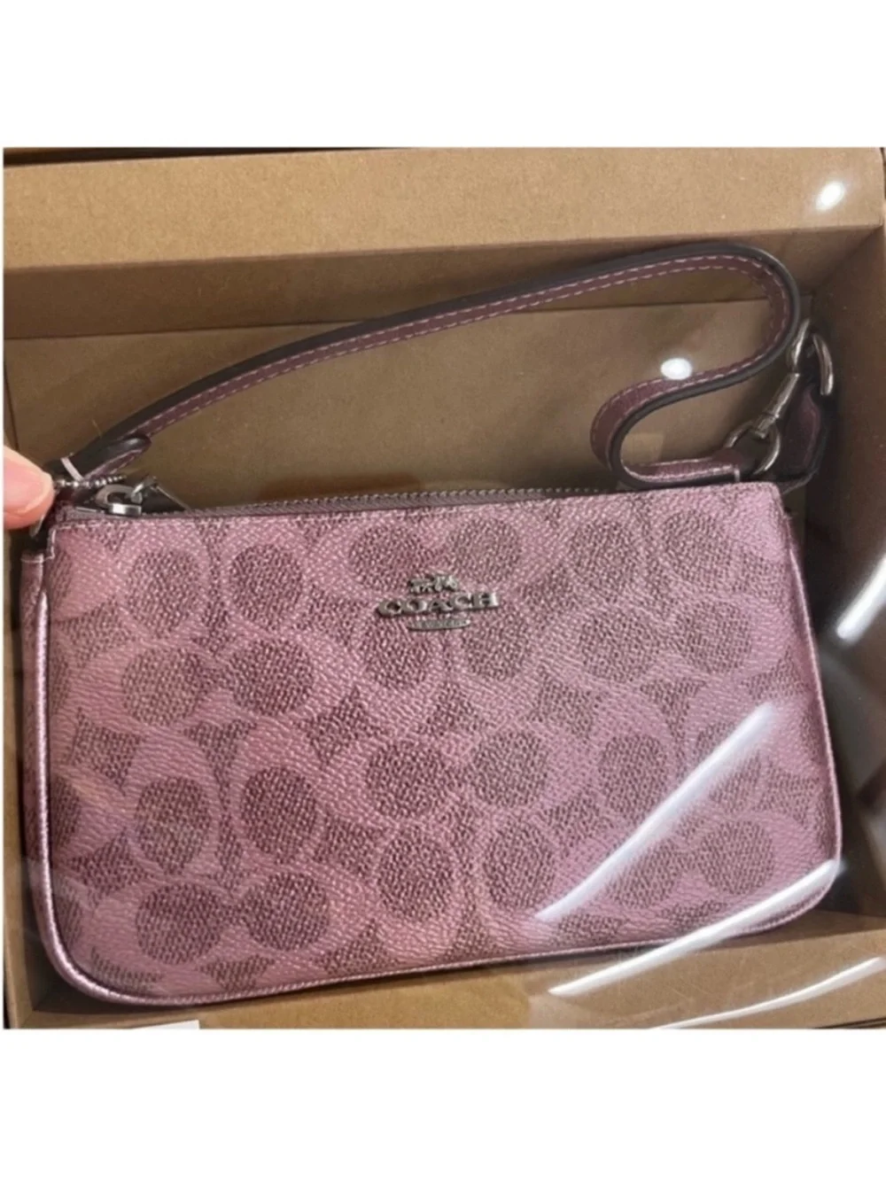 Coach Boxed Nolita 19 And Nolita Bag Charm Set CCK96 Pink/Rose Holiday